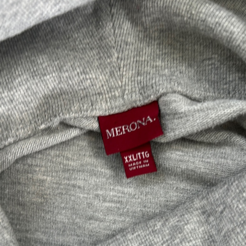 Merona Women’s Gray Cowl Neck Sweatshirt XXL - Picture 4 of 6